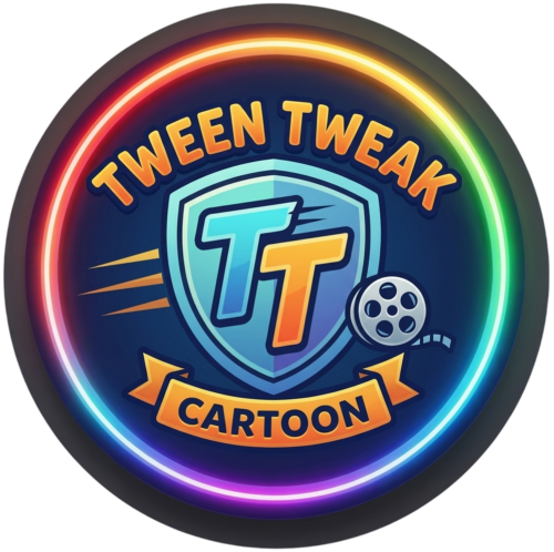 Tween Tweak Cartoon Logo